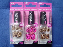 imPress Press-On Manicure by Broadway Nails Lot of 3 - £9.57 GBP