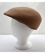 Vintage Country Gentleman Tan Wool Newsboy Cap - Lite Felt Water Repelle... - $32.41 CAD