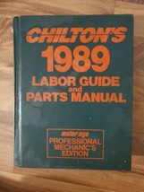 Chilton&#39;s 1989 Labor Guide And Parts Manual 7855 Professional Mechanics Edition  - £12.45 GBP