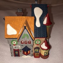 Dept 56 Village North Pole Series Tassy&#39;s Mittens and Hassel&#39;s Woolies 1991 - £14.00 GBP