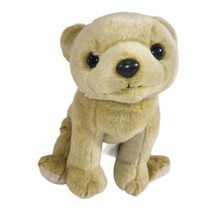 Ty Plush Beanie Buddies Almond Bear Retired Brown Stuffed Animal Tylon 2001 9" - $12.51
