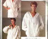 Vintage 80s Vogue Craft Sewing Pattern Calvin Klein 1509 Shirts Blouses ... - $14.00