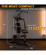 Fitness Multifunctional Adjustable Workout Station Home Gym System Weigh... - $9,385.77 MXN+