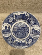 Staffordshire England Souvenir Plate Fredericksburg VA Kenmore Mary Wash... - $17.42