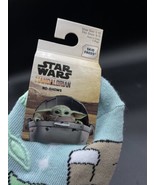 Star Wars Mandalorian Grogru Baby Yoda Skid Free Kids 5-10 No Show Pom S... - £8.40 GBP