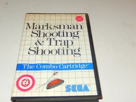 Sega Game -- Marksman &amp; Trap Shooting - Boxed W/MANUAL - Tested Ok -- - £11.79 GBP