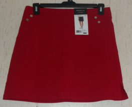 Nwt Womens $59 Rafaella Comfort Red Pull On Skort Size S - £19.73 GBP