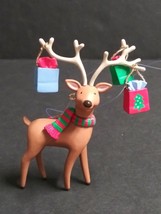 Hallmark Keepsake Santa's Little Shopper Reindeer Scarf Christmas Ornament 2005 - $9.99