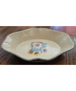 Sunflower Home &amp; Garden Party Stoneware Large 12.5&quot; Dish - £31.35 GBP