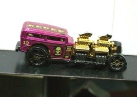Vintage 1996 Way 2 Fast Purple &amp; Gold Skulls #13 Rat Rod Diecast Car - £5.41 GBP