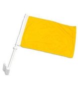 Moon Knives (2 Pack) Solid Yellow 2ply Car Window Vehicle 12&#39;&#39;x18&#39;&#39; Flag... - £7.77 GBP