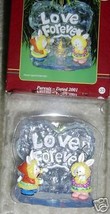 2001 Parents Love Forever Lighted Carlton Cards Heirloom 33 Christmas Ornament N - $15.84