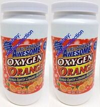 Qty 2 -LA'sTotally Awesome Power Oxygen ORANGE Base Cleaner ChlorineFree... - $16.82