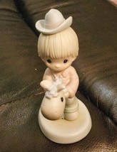 Precious Moments Figurine &quot;Hope You&#39;re Up And On The Trail Again&quot; 521205... - $13.17