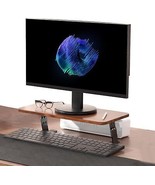 Desk Wood Adjustable Monitor Stand Office Stylish Monitor Riser for Comp... - $86.86