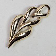 Vintage Tiered Hearts Brooch Pin 2.75 Inch Gold Tone - $7.00
