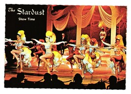 Stardust Hotel Casino Vintage Postcard Show Time Dancers Las Vegas FS-632-C - £7.59 GBP