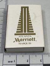Vintage Matchbox Cover  Marriott Marquis Atlanta, GA  gmg  Unstruck - £9.72 GBP