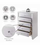 Ireland 5 Storage Drawers Chest, White Finish - €589,40 EUR