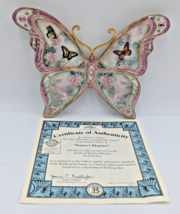 Lena Liu Jewels of Nature Butterfly Wall Plaque Nature&#39;s Elegance Bradford Exch - £30.27 GBP