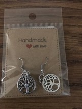Tree Fashionable Earrings Hook Stainless Steel - $10.00