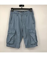 WearFirst Cargo Shorts Mens 28 Used Blue - £7.86 GBP