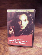 Where The Truth Lies DVD, Used, with Marlee Matlin, Starlight Signature Series - £5.46 GBP