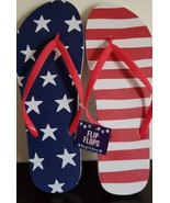 IQ Accessories ~ Flip Flops ~ Stars &amp; Stripes ~ Size Large/Extra Large (... - $352.88 MXN
