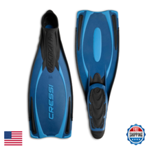 Cressi Reaction Pro Fins, Blue, Size 42/43 - Full Foot Snorkeling/Diving - $143.26