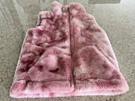 Urban Republic Girls&#39; Pink Faux Fur Vest -Style 5013 (M or 5/6) - £11.11 GBP