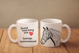 Danish Warmblood - mug with a horse and description:&quot;Good morning and lo... - £11.98 GBP
