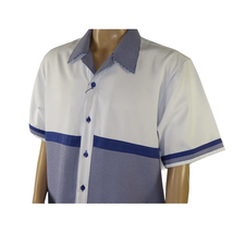 Men MONTIQUE 2pc Walking Leisure Suit Matching Set Short Sleeves 2212 Purple image 5