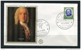 Italy 1975 First  Day Special Cancel Cover Colorano \Silk\ Cachet  Misic A.Scarl - £4.78 GBP
