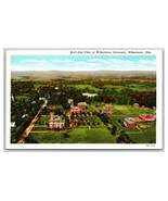 Birds Eye VIew Wilberforce University Wilberforce Ohio OH UNP Linen Post... - $71.18 MXN