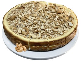 Andy Anand Premium Sugar Free Roasted Cashew Caramel Cheesecake 9&quot; - £46.53 GBP