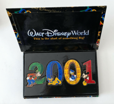 Walt Disney World 2001 Large Numbers Pin Set in Box RARE - $149.90