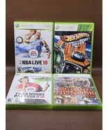 4-LOT-TIGER WOODS-HOT WHEELS-NBA LIVE10-BIG GAME HUNTER Microsoft Xbox 3... - $40.83 CAD