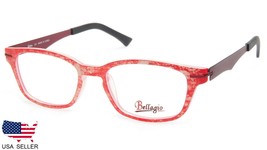 New Bellagio 754 C01 Matte Red Marble Eyeglasses Frame 49-18-145 B34mm Korea - £31.28 GBP