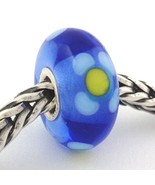 Authentic Trollbeads Ooak Murano Glass Unique Bead #77 Charm, New - $33.24