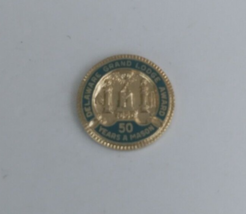 Delaware Grand Lodge Award 50 Years A Mason Lapel Hat Pin - £4.20 GBP