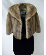 Soft Silky Tan Mink Cape by Stanley Furs Size Medium - $234.00