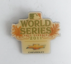 2011 MLB World Series Fall Classic Chevrolet Enamel Lapel Hat Pin - £6.57 GBP