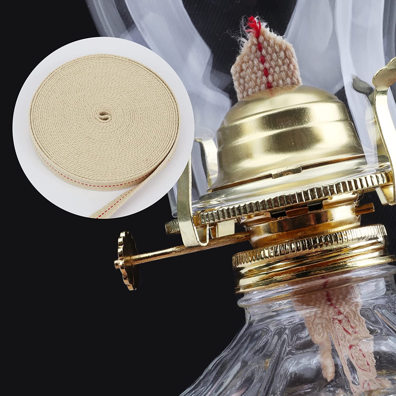 SWATOM Oil Lamp Wicks 33 Feet Roll 3/4 Inch Oil Wick for Lamps Cotton Lantern Ke Item image 5