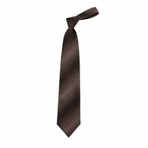 VTG RETRO  Collezione Di  Jennifer Gucci Brown Wide Neck Tie 4&quot; Wide NWOT - $30.29