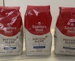3 Bags Seattles Best Portside Blend Whole Bean Coffee 12oz Each Bag 100%... - £21.05 GBP