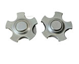 2x Ford 3F131A096AA 2000-2007 Taurus Silver Plastic 4in 5 Lug Wheel Cent... - $24.27