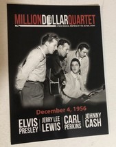 Elvis Presley Postcard Million Dollar Quartet Jerry Lee Lewis Johnny Cash - $3.46