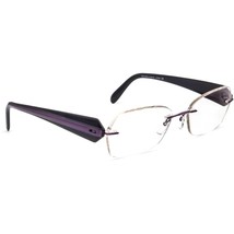 Silhouette Women&#39;s Eyeglasses 6698 6051 Purple Rimless Frame Austria 52[... - $1,876.91 MXN