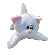 Pound Puppies Purries Purry Kitty Cat 9 Inch Plush White  Vintage Tonka ... - £10.02 GBP