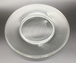 2 FOSTORIA SALAD PLATE 7-1/2&quot; CRYSTAL PINE CLEAR GLASS (4170A) - $7.60
